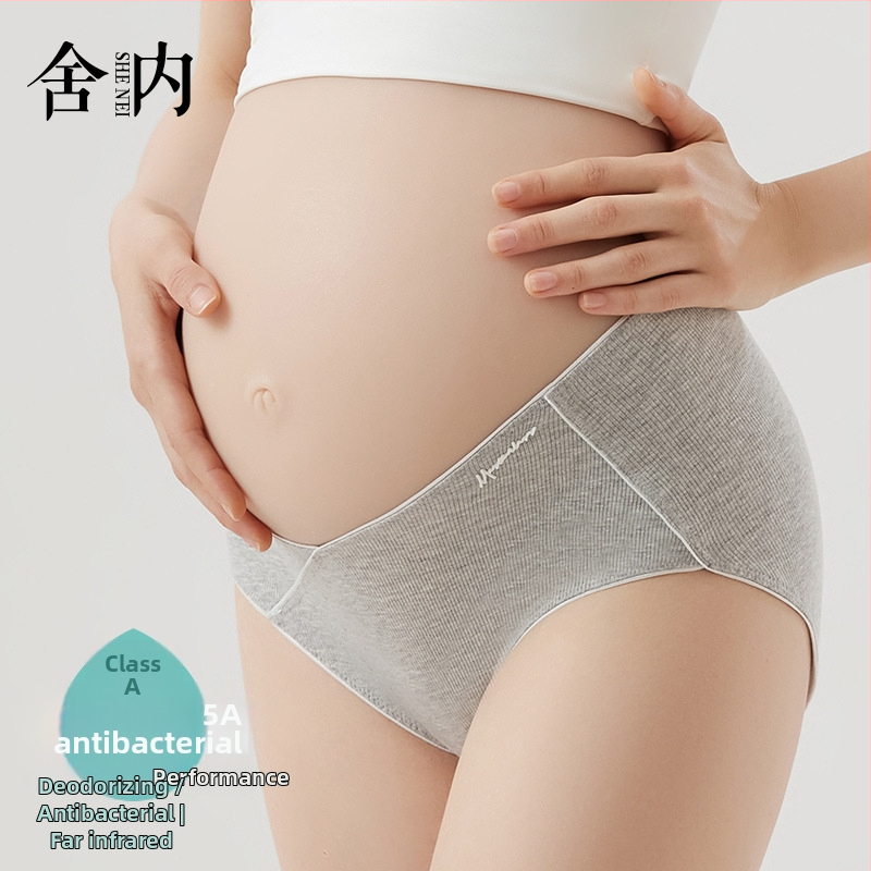 Nėščiosioms be siūlinių apatinių, kvėpuojančių, žemas juosmuo, medvilninis intarpas tarp kojų, antibakterinis