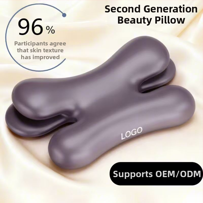 Grožio pagalvė 2-osios kartos – drugelio formos, atminties putų centras, poliuretano užpildas, lėtas grįžimas, kaklo parama šoniniam miegui