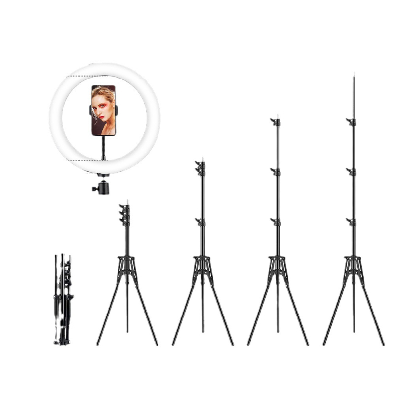 LED светлина за запълване MJ26 — под 10W, 5V, три температури на цвета, ръчно използване за излъчване на живо
