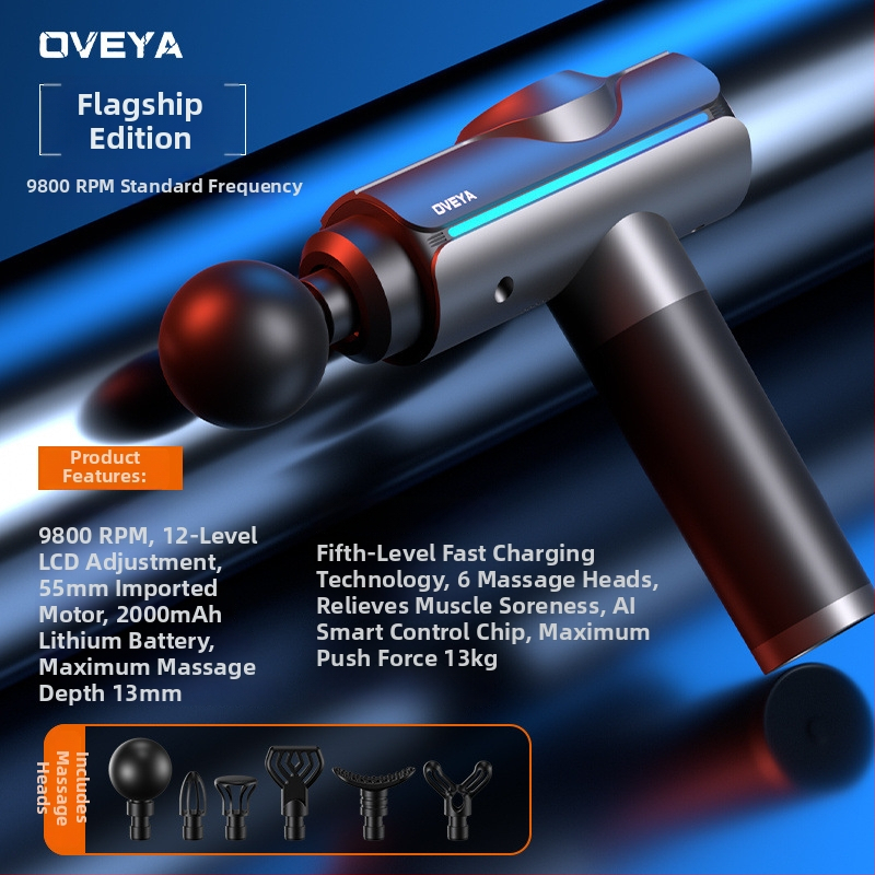 Masážny guľový prístroj na hlboké tkanivá pre celé telo, kefový motor, 6+ hláv masáže, sieťové napájanie