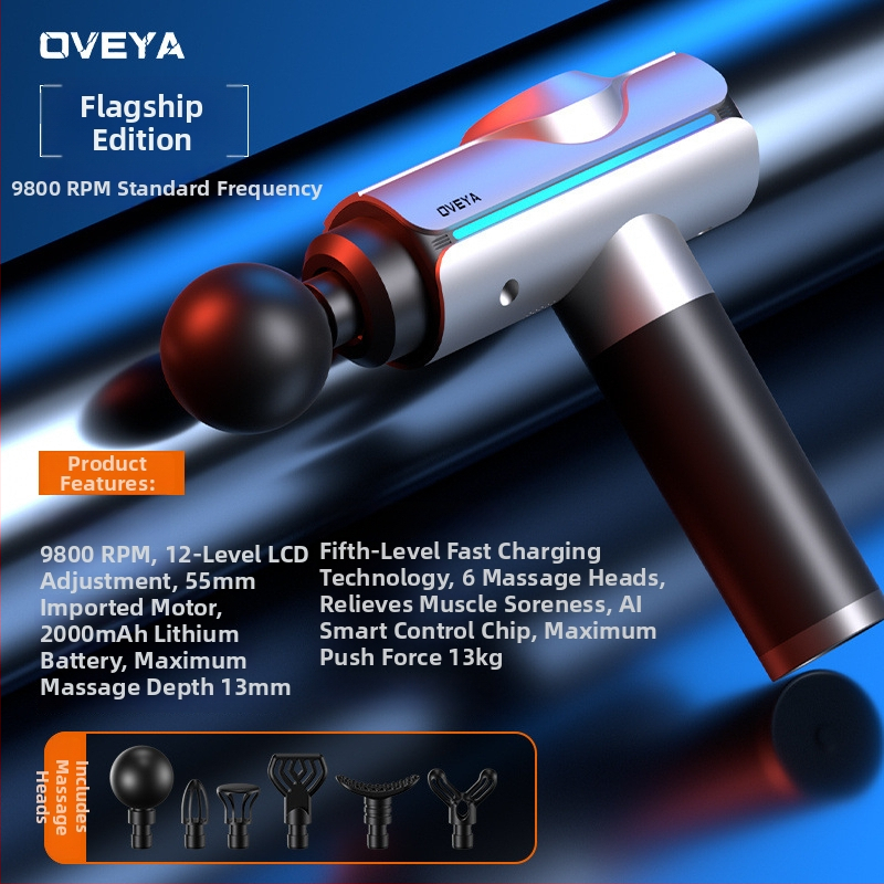 Masážny guľový prístroj na hlboké tkanivá pre celé telo, kefový motor, 6+ hláv masáže, sieťové napájanie