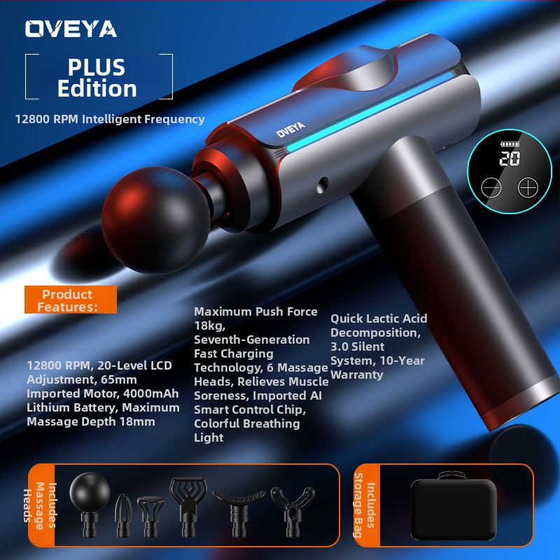 Masážny guľový prístroj na hlboké tkanivá pre celé telo, kefový motor, 6+ hláv masáže, sieťové napájanie