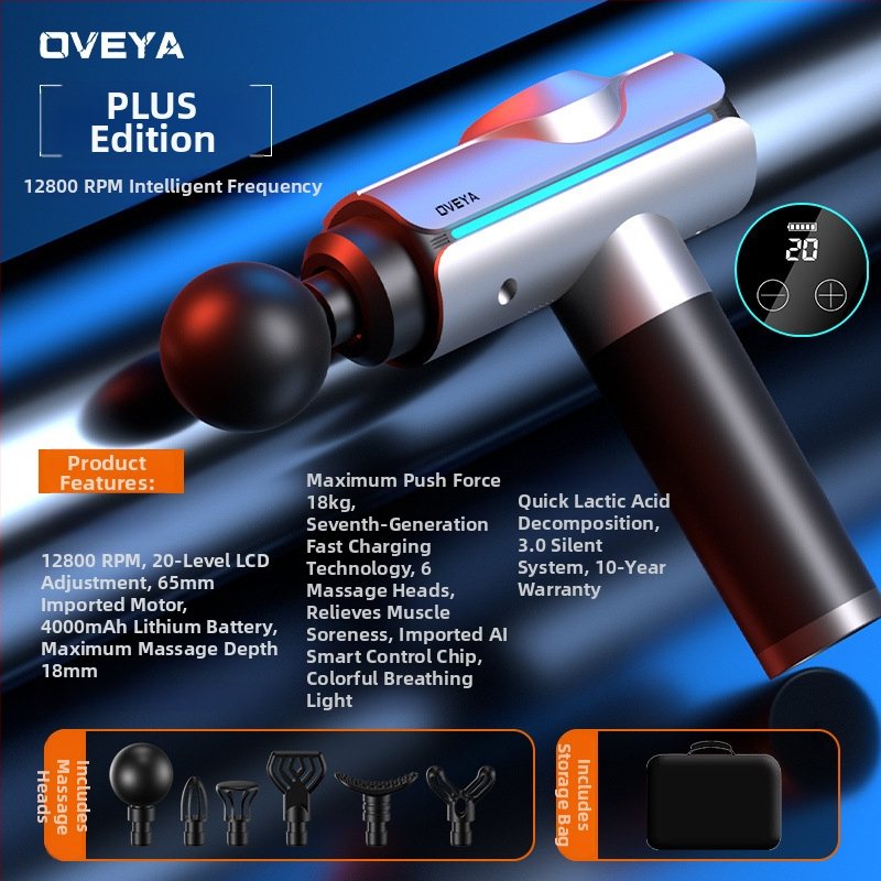 Masážny guľový prístroj na hlboké tkanivá pre celé telo, kefový motor, 6+ hláv masáže, sieťové napájanie
