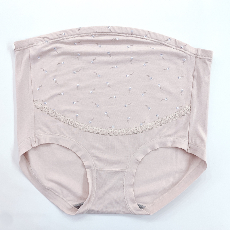 Nėščiųjų kelnaitės su aukštu liemeniu ir grafeno antibakterine savybe, 90–95% medvilnė, kirkšnies pamušalas iš viskozės, tinka visiems sezonams