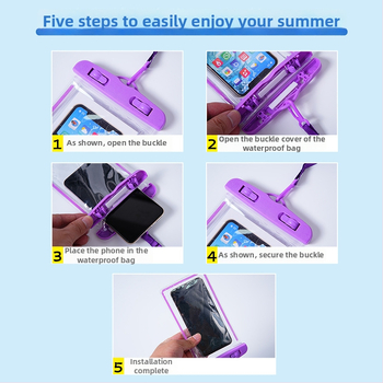 Hengyi Nepremokavé puzdro na telefón – priezračné PVC s dotykovým displejom pre vonkajšie použitie