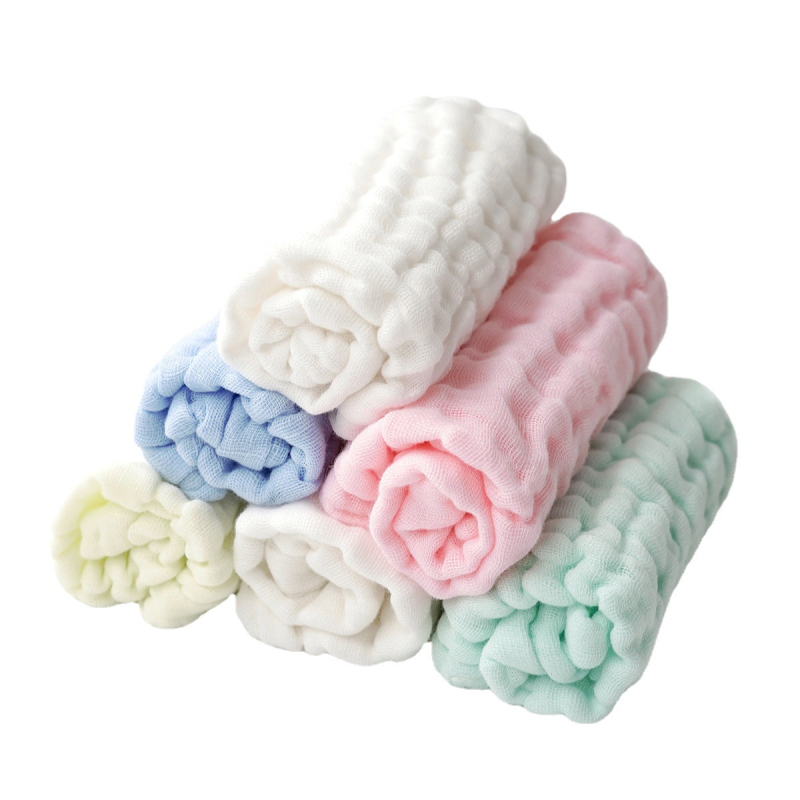 Detská gáza utierka na tvár a kúpeľ - bavlnená gáza, absorbentná, pre novorodencov až po deti do 6 rokov