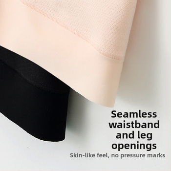 Tehotenské bezpečnostné nohavice, bezšvové, ľahká letná Ice Silk látka, podpora brucha, krátke nohavice z viskózy