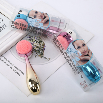 Ručná dvojstranná silikonová čistiaca kefka na tvár - neelektrická, pre všeobecné použitie, pôvod Luyi, 3-ročná doba trvanlivosti