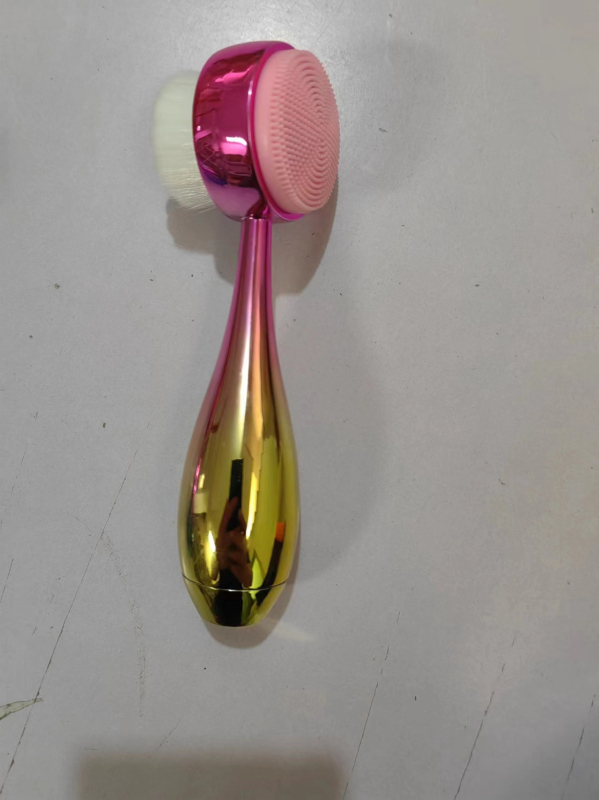 Ručná dvojstranná silikonová čistiaca kefka na tvár - neelektrická, pre všeobecné použitie, pôvod Luyi, 3-ročná doba trvanlivosti