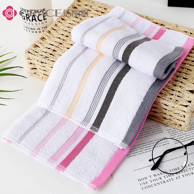 Štvorcový uterák na tvár, 100% bavlna, 16-count priadza, 45 g, nasiakavosť vody 5–10 s