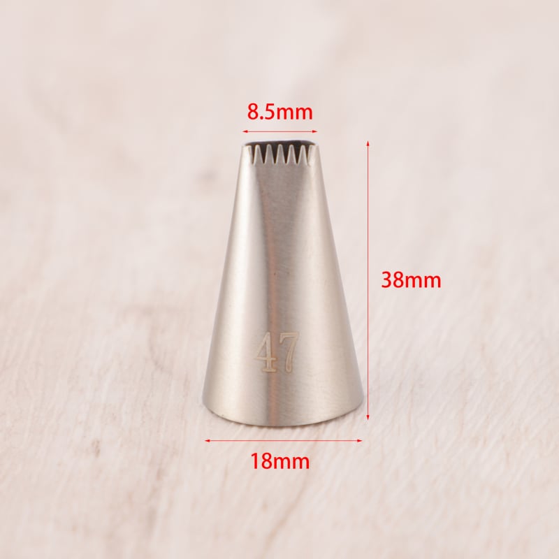 Sada špičiek na pečenie z nehrdzavejúcej ocele 304, jednoradová tkaná zdobovacia špička s pilovitými okrajmi, na zdobenie tort a cookies, JR, hromadné balenie, uvedené 2022