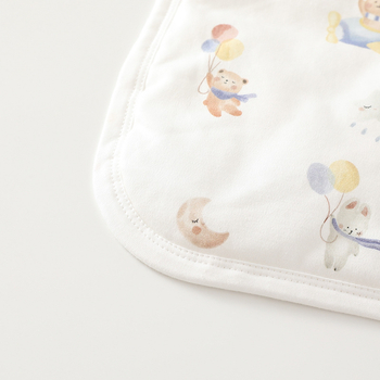 Pătură pentru nou-născuți – bumbac 95%+, umplutură poliester-bumbac, model desen animat, siguranță clasă A, potrivită pentru primăvară, toamnă și iarnă