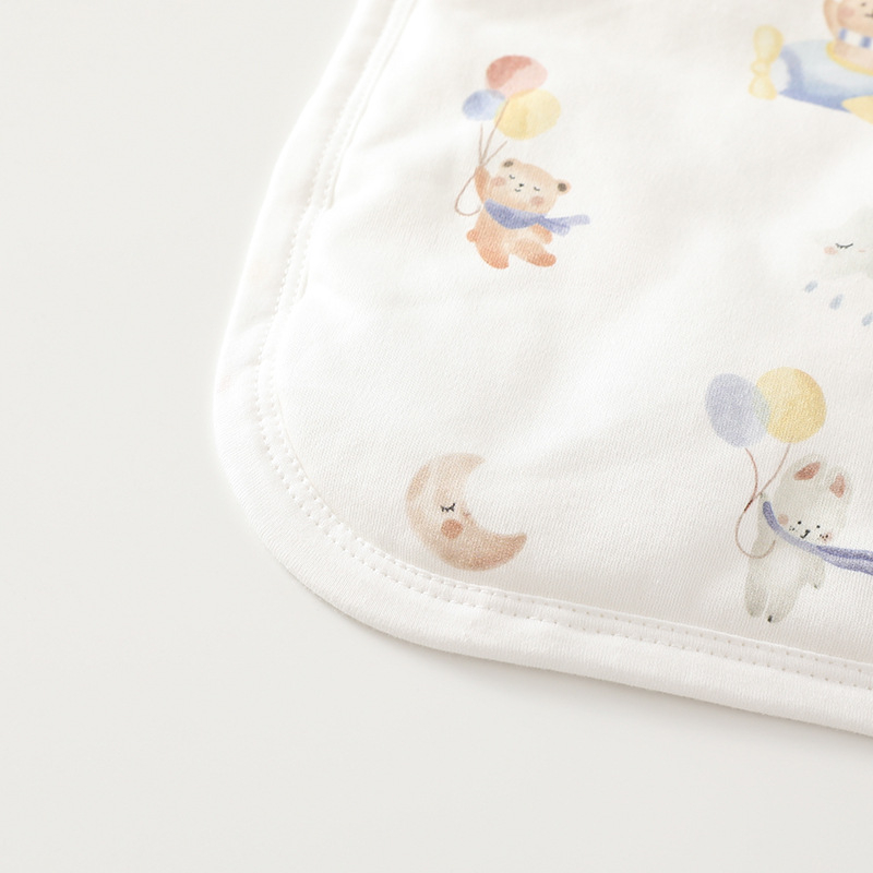 Pătură pentru nou-născuți – bumbac 95%+, umplutură poliester-bumbac, model desen animat, siguranță clasă A, potrivită pentru primăvară, toamnă și iarnă