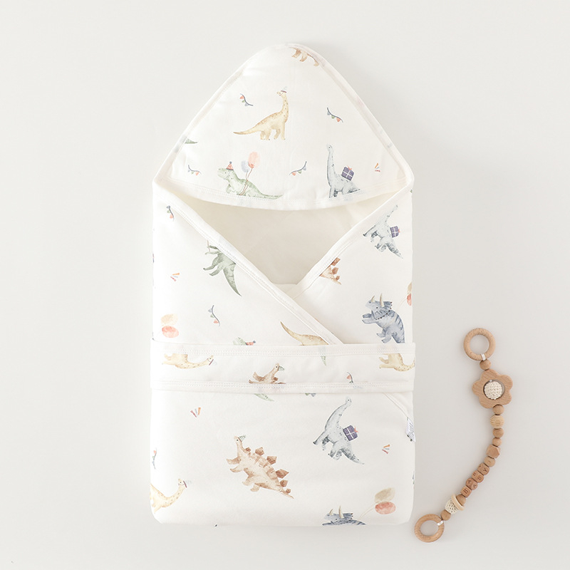 Pătură pentru nou-născuți – bumbac 95%+, umplutură poliester-bumbac, model desen animat, siguranță clasă A, potrivită pentru primăvară, toamnă și iarnă