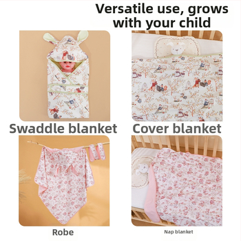 Novorodenecká quilt deka z bavlny, 100% bavlna, hmotnosť do 0,5 kg, leto, kreslený štýl.