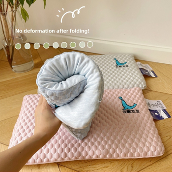 Dieťa latexová vankúš s jadrom ice silk, oválny tvar, latex obsah >90%, vhodný pre deti