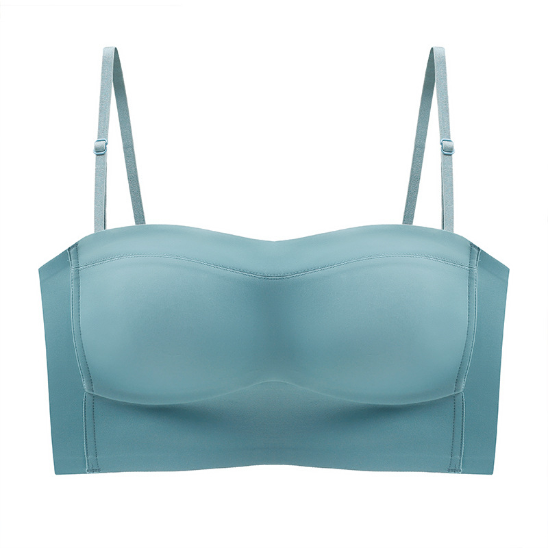 Bezramienková šaty podprsenka, bez kovových výstuh, s odnímateľnými dvojramienkami, 3/4 miska, stredne tvarovaný košíček, pena košík, nylonová podšívka, polyester