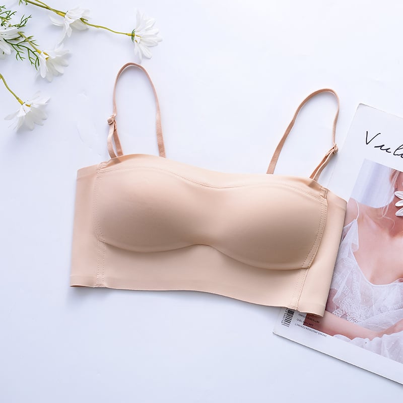 Bezramienková šaty podprsenka, bez kovových výstuh, s odnímateľnými dvojramienkami, 3/4 miska, stredne tvarovaný košíček, pena košík, nylonová podšívka, polyester