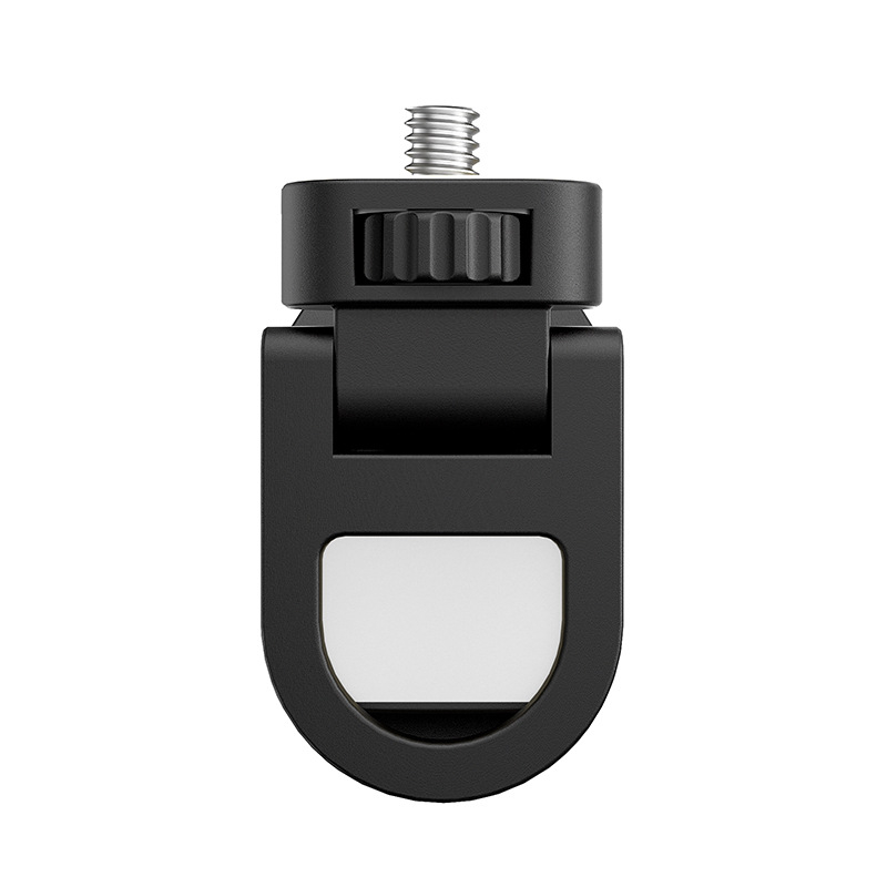 Универсален клип за телефон с резба 1/4 и светлина за снимане, студена обувка; ръчен държач за телефон, лаптоп или таблет