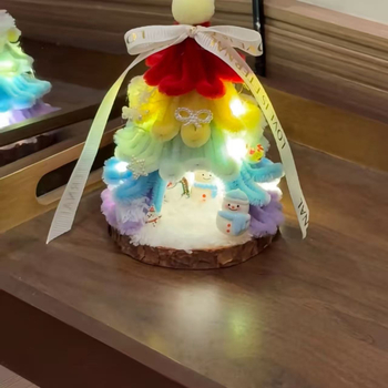 Kit DIY din pluș pentru ornamente de Crăciun pentru brad, stil altul