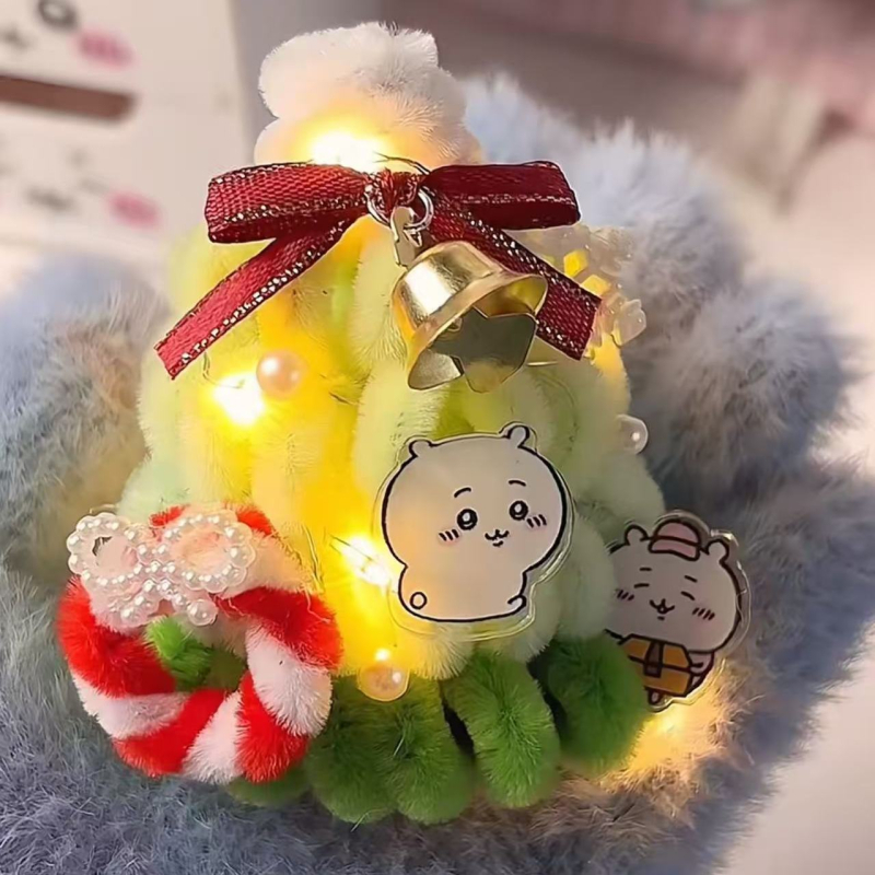 Kit DIY din pluș pentru ornamente de Crăciun pentru brad, stil altul