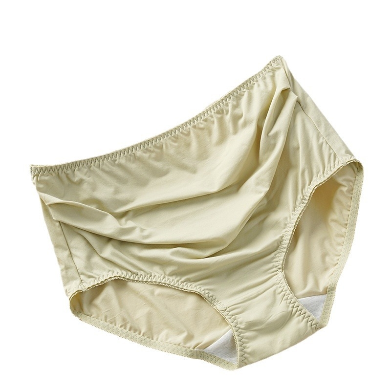 Nėščiųjų kelnaitės su aukštu liemeniu, be žymių, pagrindinis audinys: nailonas 70–80%, kirkšnies įdėklas 30–50% medvilnė