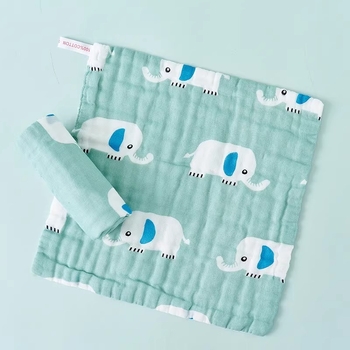 Detské bavlnené gázy uterky – ultra hebké, absorbčné, s potlačou