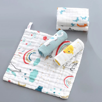 Detské bavlnené gázy uterky – ultra hebké, absorbčné, s potlačou