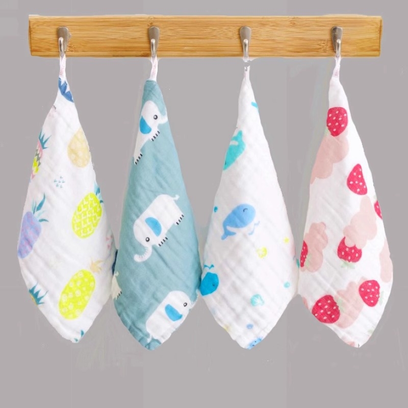 Detské bavlnené gázy uterky – ultra hebké, absorbčné, s potlačou