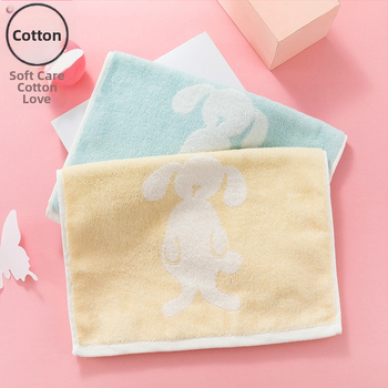 Detský bavlnený Jacquard uterák, 32S priadza, 80–100 g, prispôsobiteľné spracovanie