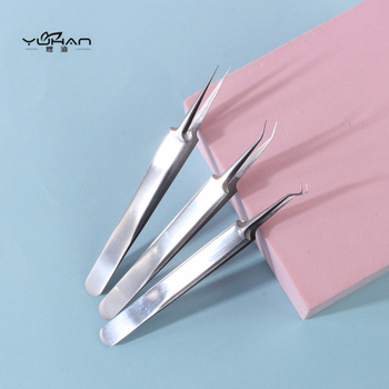 Aknová ihla s ohnutým tvarom (nerezová oceľ; Yu Han značka; životnosť 5 rokov)