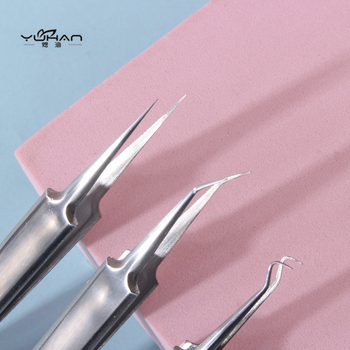 Aknová ihla s ohnutým tvarom (nerezová oceľ; Yu Han značka; životnosť 5 rokov)