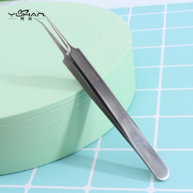 Aknová ihla s ohnutým tvarom (nerezová oceľ; Yu Han značka; životnosť 5 rokov)