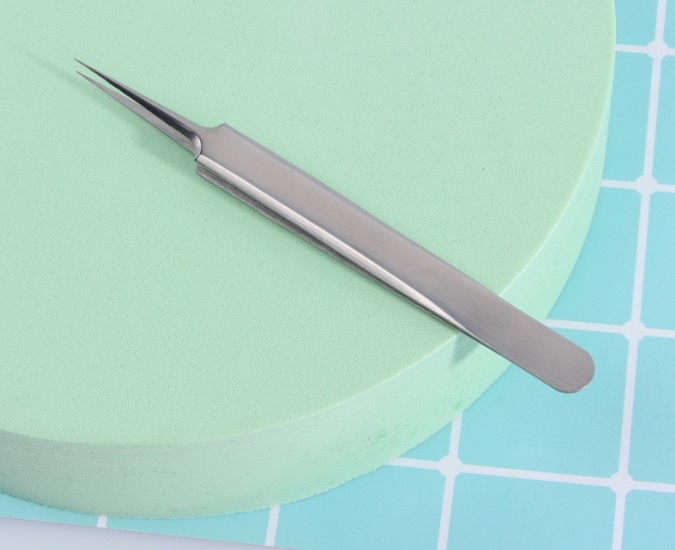 Aknová ihla s ohnutým tvarom (nerezová oceľ; Yu Han značka; životnosť 5 rokov)