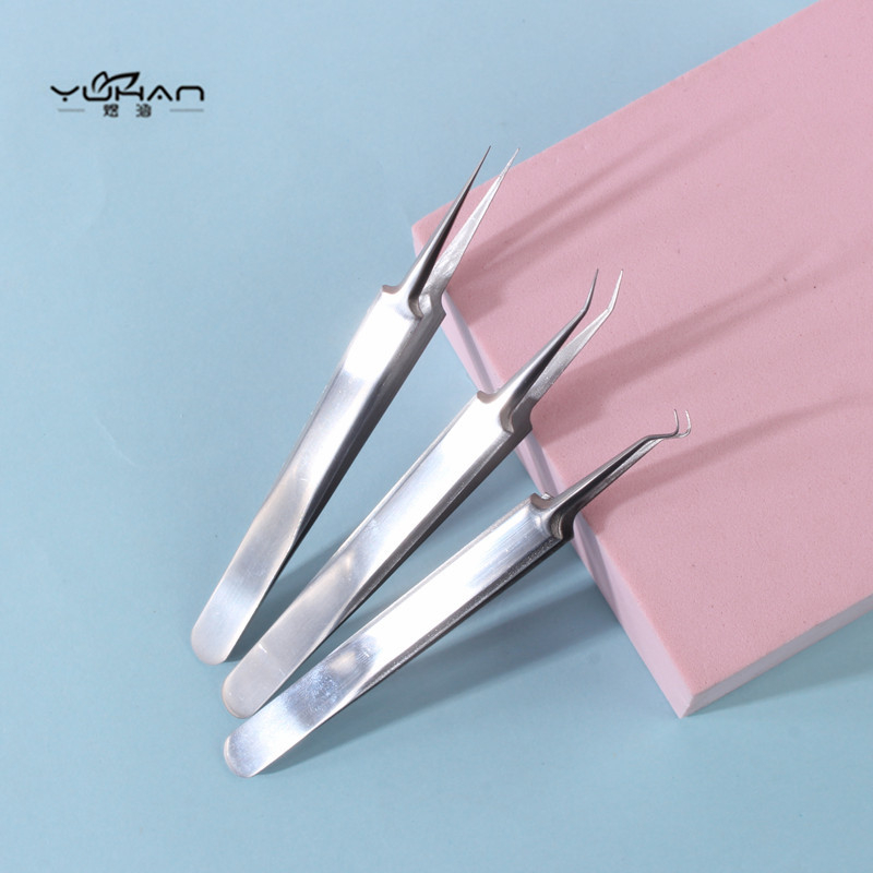 Aknová ihla s ohnutým tvarom (nerezová oceľ; Yu Han značka; životnosť 5 rokov)