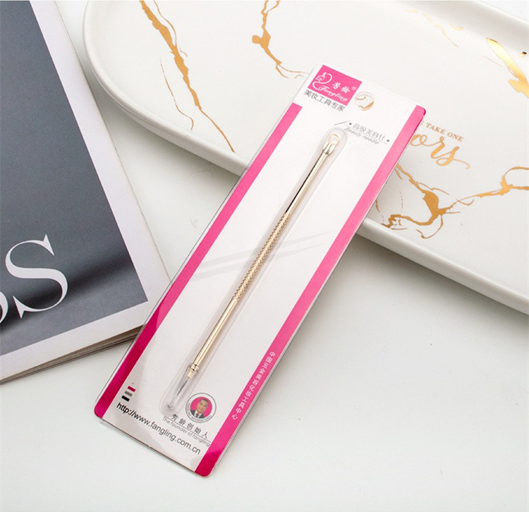 Fang ling nerezová ihla na akné – dvojbalenie pre akné a čierne bodky, jemný špičkový nástroj krásy