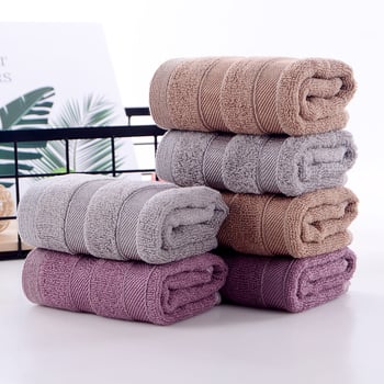 Štvorcový uterák z bambusových vlákien, Jacquard tkanina, 55 g, s logom