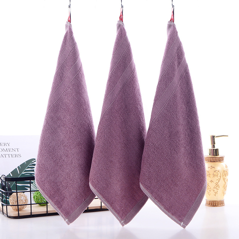 Štvorcový uterák z bambusových vlákien, Jacquard tkanina, 55 g, s logom