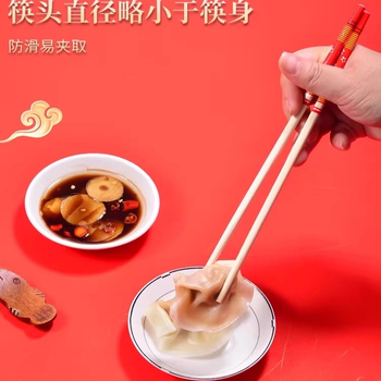 Jednorázové bambusové paličky na jedlo, čínske kvety vzor, moderný minimalistický štýl, vhodné do mikrovlnky, potlač loga