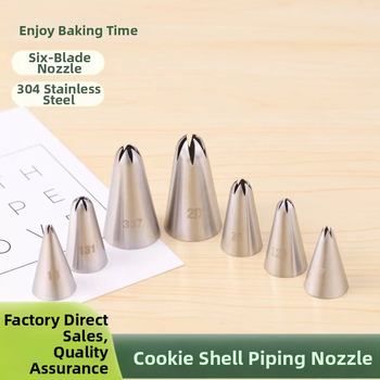 JR zdobička na koláče s 6-zubým dizajnom, z nerezovej ocele 304 – na zdobenie tortov a sušienok