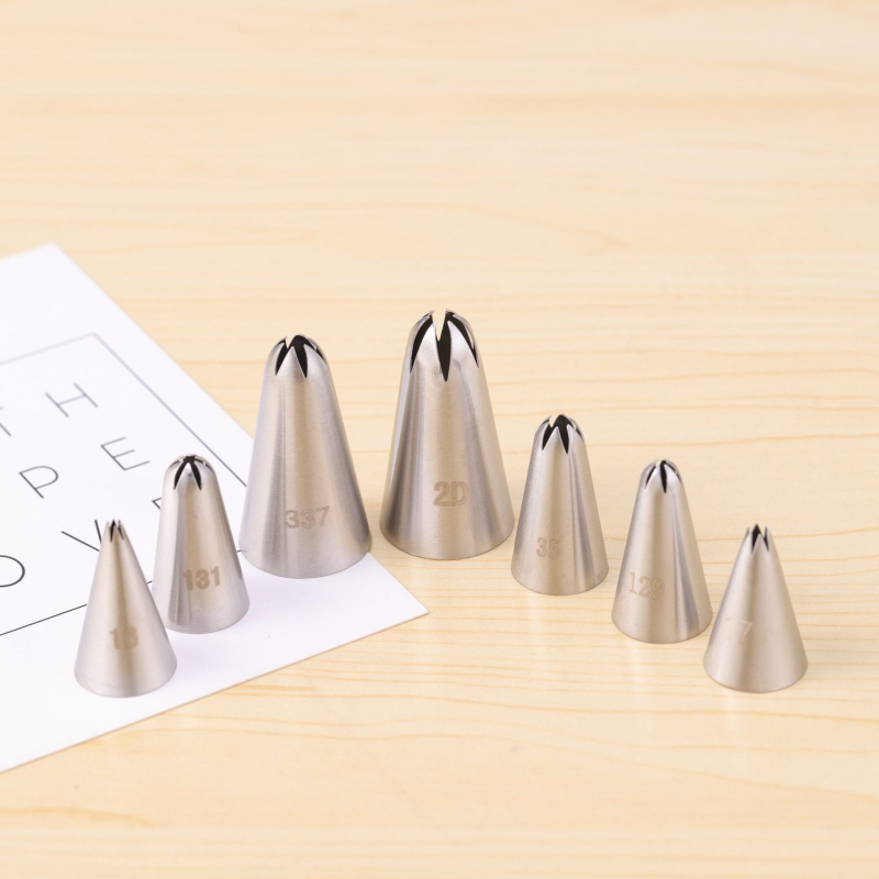 JR zdobička na koláče s 6-zubým dizajnom, z nerezovej ocele 304 – na zdobenie tortov a sušienok