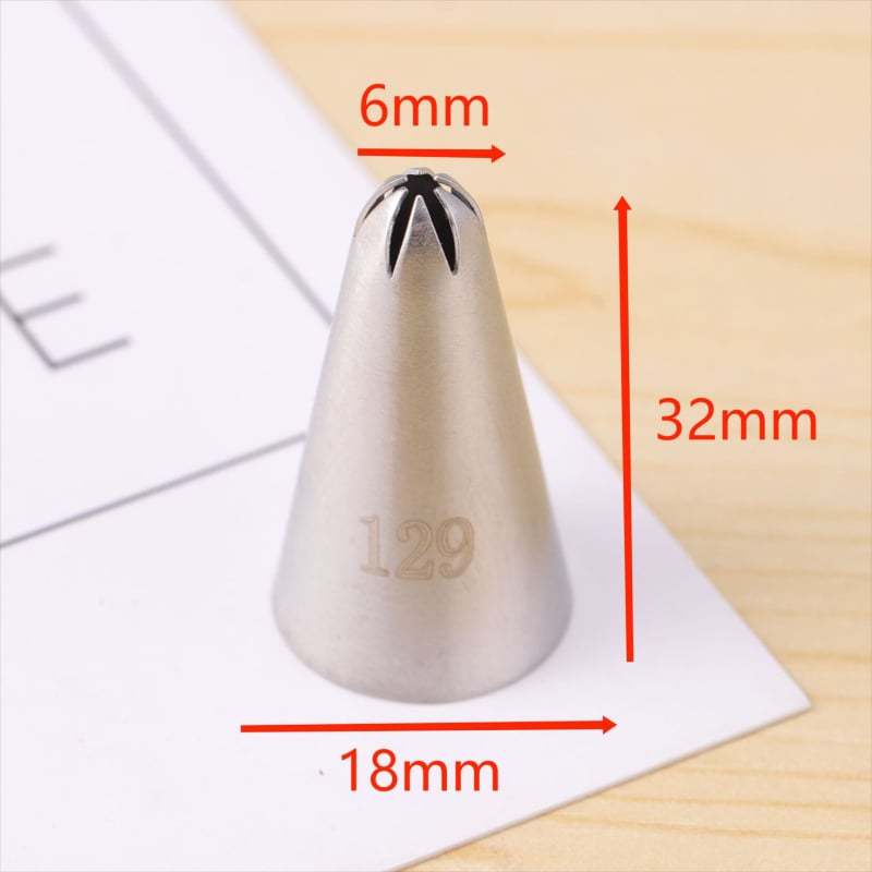 JR zdobička na koláče s 6-zubým dizajnom, z nerezovej ocele 304 – na zdobenie tortov a sušienok