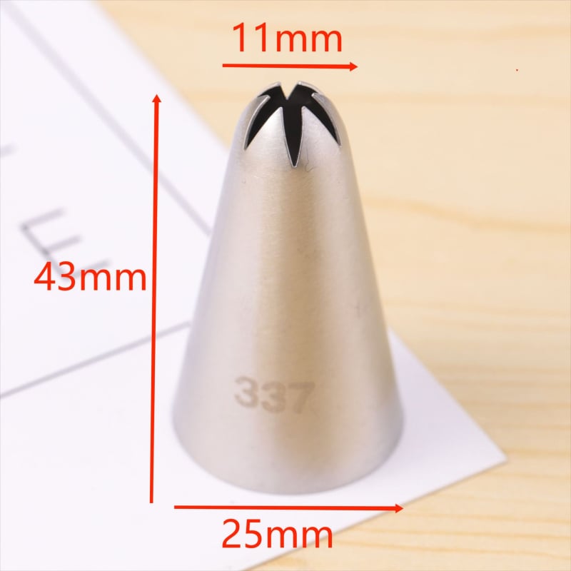 JR zdobička na koláče s 6-zubým dizajnom, z nerezovej ocele 304 – na zdobenie tortov a sušienok