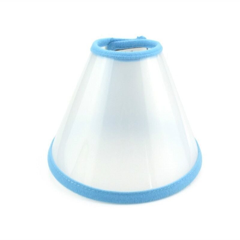 Elizabethan golier pre psy a mačky – plastový, štyri zóny, dve sekcie, vyrobené na objednávku, nie je možné vrátiť