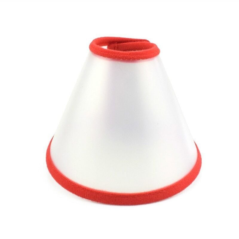 Elizabethan golier pre psy a mačky – plastový, štyri zóny, dve sekcie, vyrobené na objednávku, nie je možné vrátiť