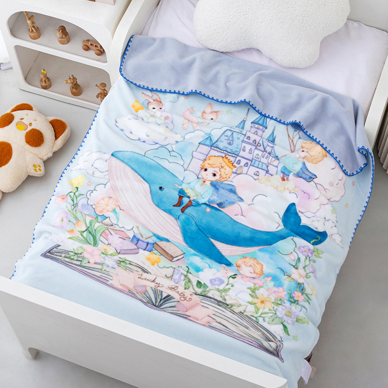 Objímajúca deka Mumu Bear, polyesterové vlákno, bez výplne, vzor cartoon, vhodná pre všetky ročné obdobia, bezpečnostná trieda B