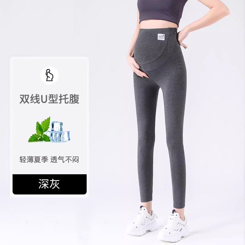 JOYNCLEON Tehotenské legíny, bavlna, dlhé nohavice, stredná hrúbka, vysoká pružnosť, priliehavý strih