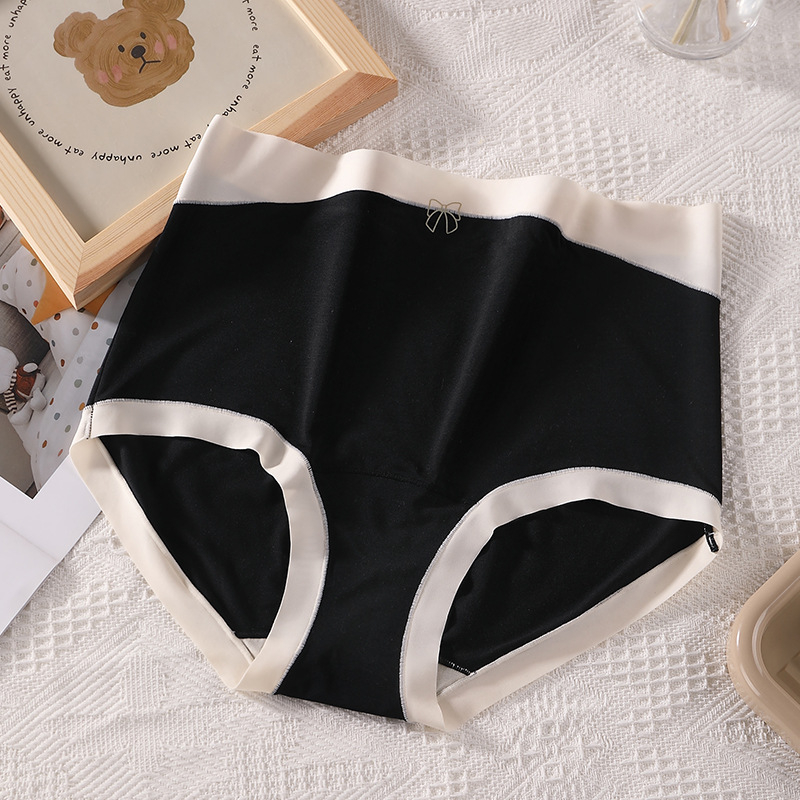 Nėščiosioms medvilninės aukštos juosmens bokseriai su pilvo parama ir sėdmenų pakėlimu, megzti, 90-95% medvilnė