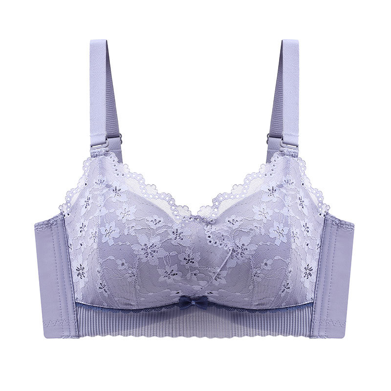 Čipková push-up podprsenka s 8 cm hrubými misami, odnímateľné dvojité ramienka, zadné zapínanie na štyri rady háčikov