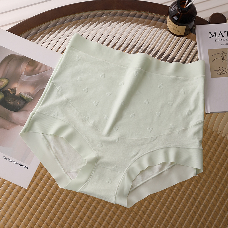 Nėščiųjų be siūlių kelnaitės su džakardo raštu, aukštos juosmens pilvo palaikymui, antibakterinės, viskozės audinys su medvilniniu įdėklu